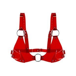 Ліф класичний Feral Feelings Bikini Top Red Trasparent SO9318 фото