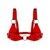 Ліф класичний Feral Feelings Bikini Top Red Trasparent SO9318 фото