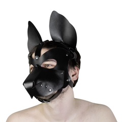 Шкіряна маска собаки 2в1 Feral Feelings Dog Mask зі з'ємною мордочкою SO8248 фото