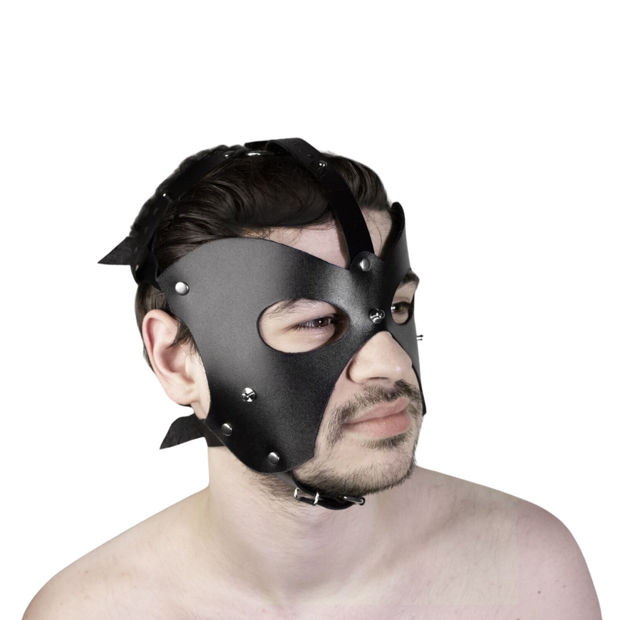Шкіряна маска собаки 2в1 Feral Feelings Dog Mask зі з'ємною мордочкою SO8248 фото