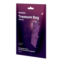 Мішечок для зберігання іграшок Satisfyer Treasure Bag XL Violet SX0553 фото