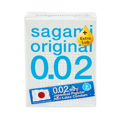 Поліуретанові Sagami Original Extra Lubricated 0.02 (3 шт.) SG27 фото