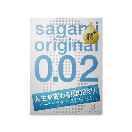 Поліуретанові Sagami Original Extra Lubricated 0.02 (3 шт.) SG27 фото