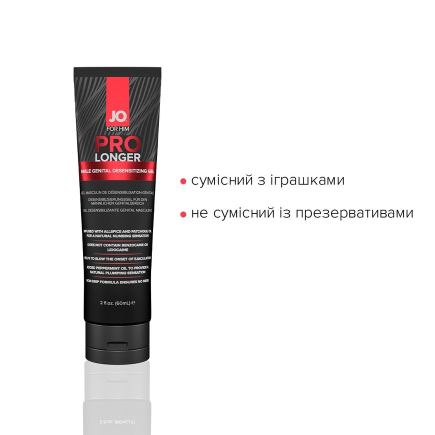 Гель-пролонгатор статевого акту System JO Prolonger Gel SO1834 фото