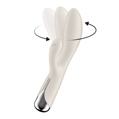 Вібратор-кролик з ротацією Satisfyer Spinning Rabbit 1 Beige SX0563 фото