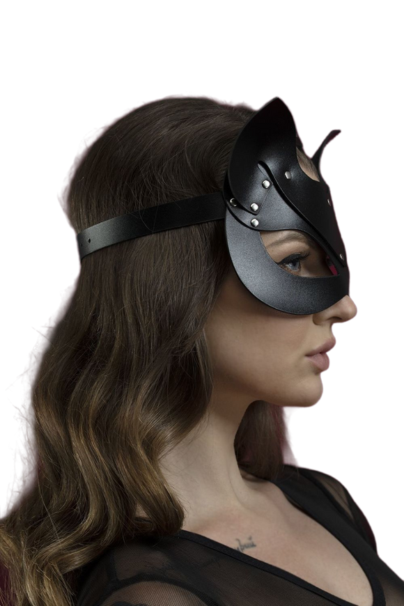 Маска кішечки Feral Feelings Catwoman Mask із натуральної шкіри SO3406 фото