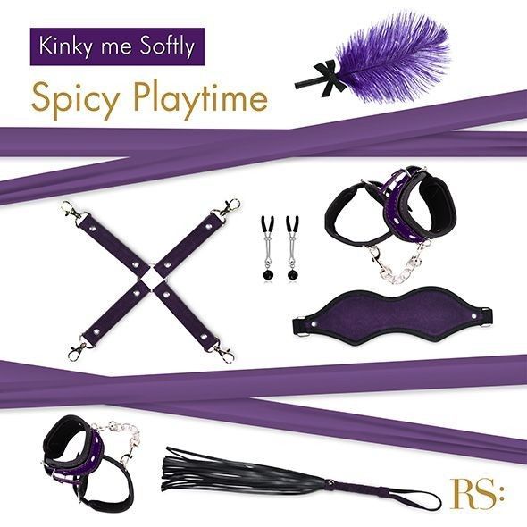 Подарунковий набір для БДСМ Rianne S Kinky Me Softly Black SO3864 фото