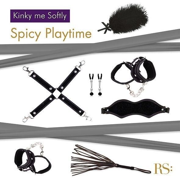 Подарунковий набір для БДСМ Rianne S Kinky Me Softly Black SO3864 фото