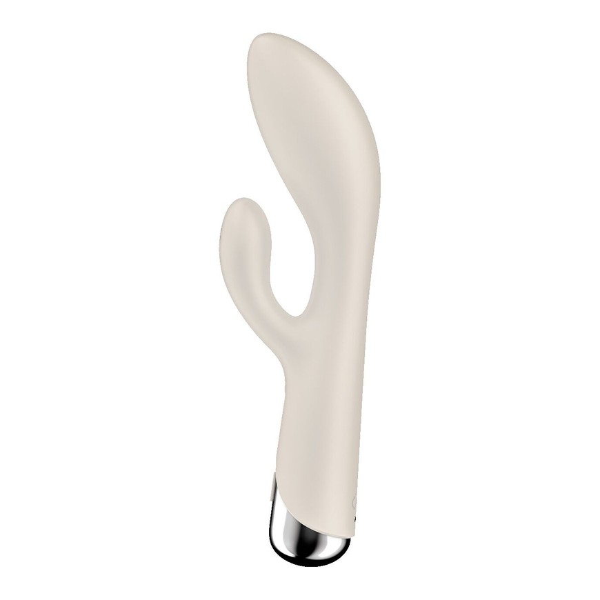 Вібратор-кролик з ротацією Satisfyer Spinning Rabbit 1 Beige SX0563 фото