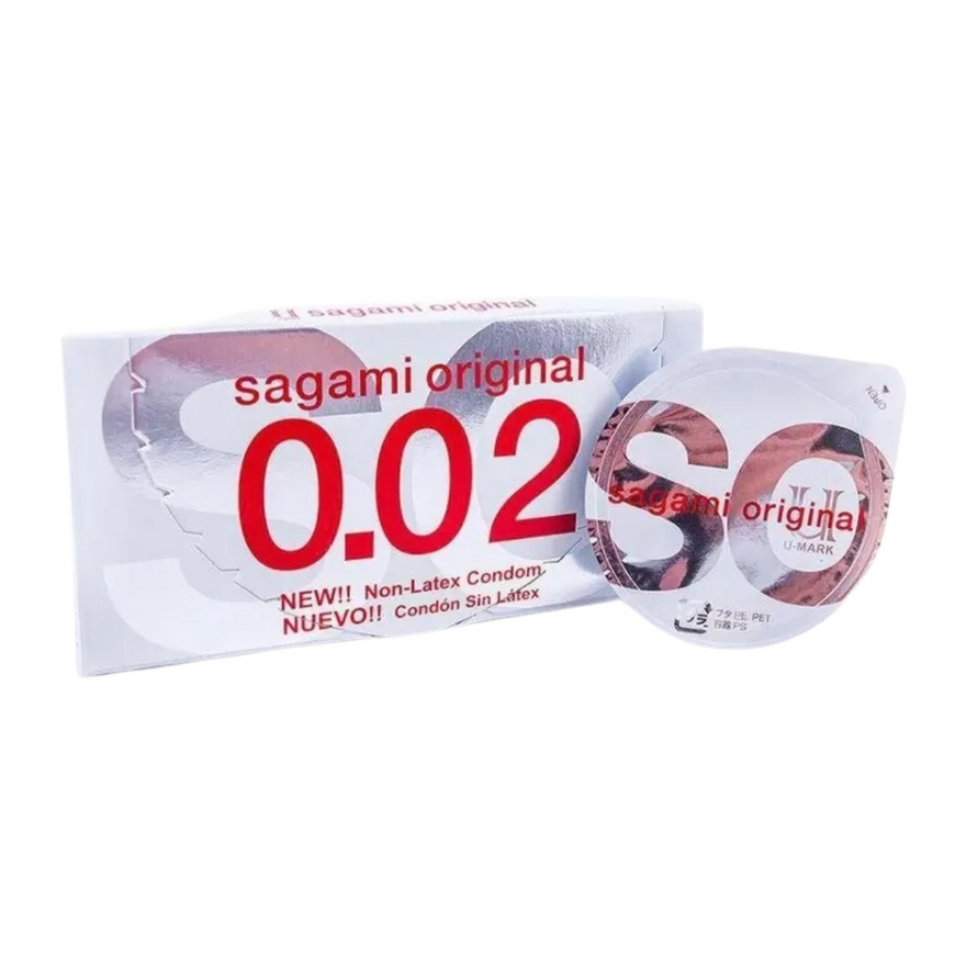 Поліуретанові Sagami Original 0.02 (2 шт.) SG21 фото