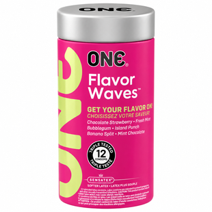 Презервативи ONE Flavor Waves з ароматами 12 шт ON36 фото