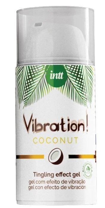 Рідкий вібратор Intt Vibration Coconut Vegan зі смаком кокосу SO5972 фото
