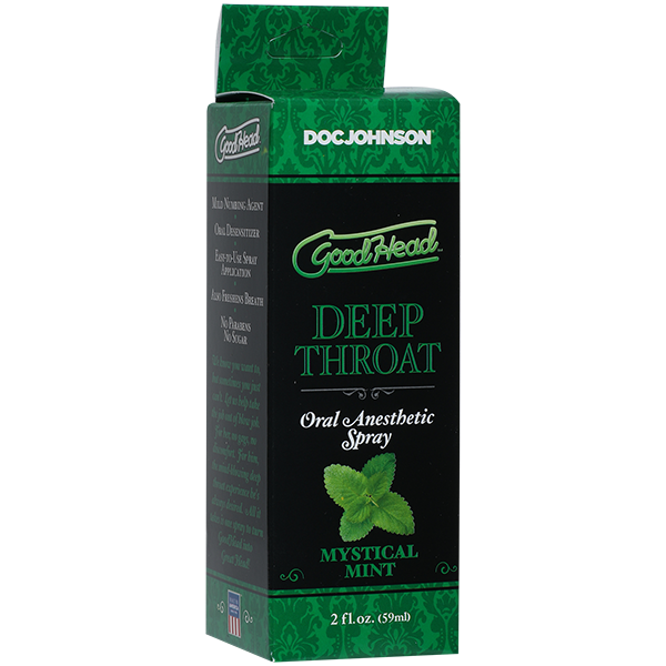 М'ятний спрей для глибокого мінету Doc Johnson GoodHead DeepThroat Spray Mystical Mint SO2799 фото