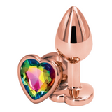 Анальна пробка NS Novelties Rose Gold Heart Medium 430359 фото