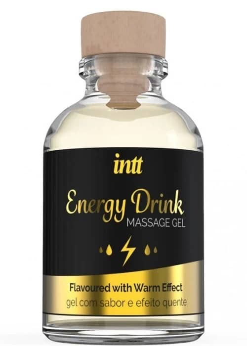 Розігріваючий масажний гель для інтимних зон Intt Energy Drink зі смаком енергетика SO2926 фото