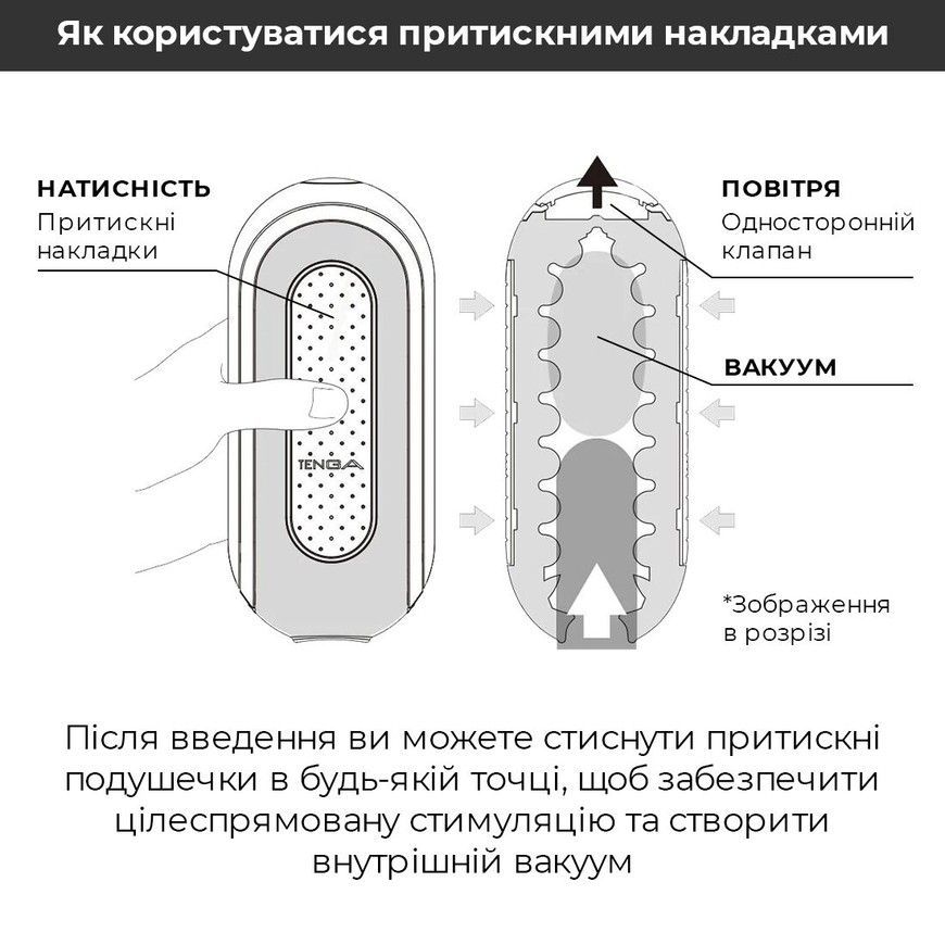 Мастурбатор Tenga Flip Zero Gravity White з вакуумною стимуляцією SO6236 фото