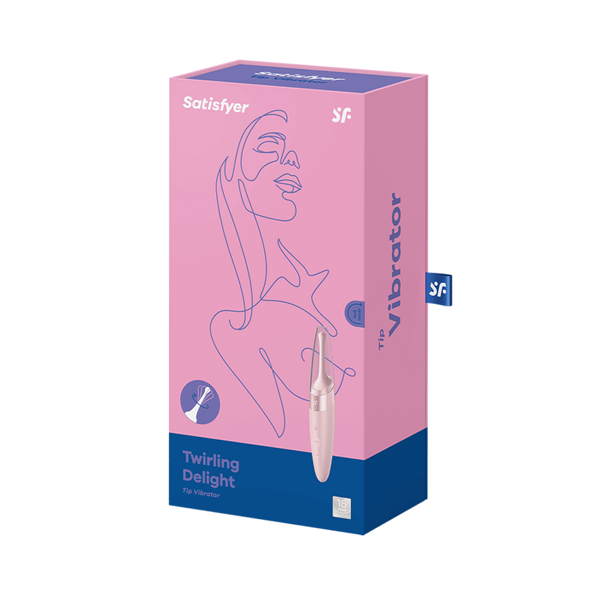 Вібратор для клітора Satisfyer Twirling Delight Rose SO5556 фото