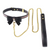 Нашийник з повідцем LOCKINK SEVANDA Love Heart Butterfly Leather Collar Set Black SX0863 фото
