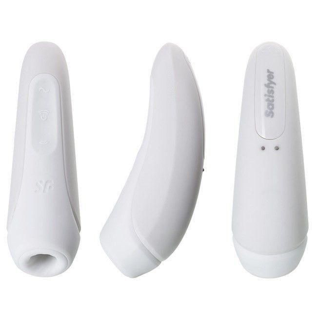 Вакуумний вібратор Satisfyer Curvy 1+ White SO3781 фото