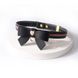 Нашийник з повідцем LOCKINK SEVANDA Love Heart Butterfly Leather Collar Set Black SX0863 фото 8