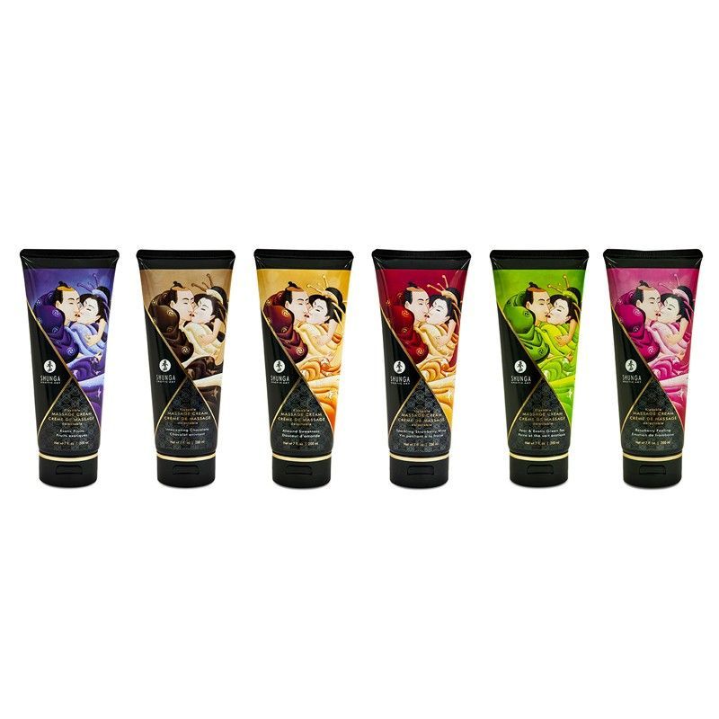 Їстівний масажний крем Shunga Kissable Massage Cream Almond Sweetness зі смаком мигдалю SO2509 фото