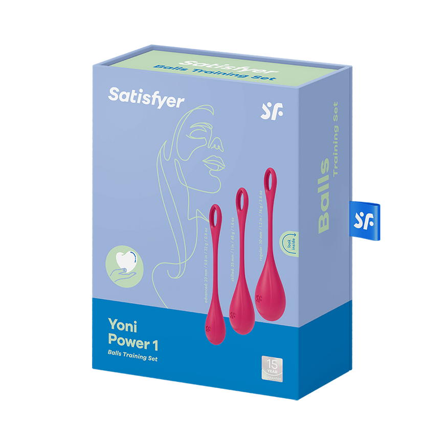 Набір йоні бусин Satisfyer Yoni Power 1 Red SO5547 фото