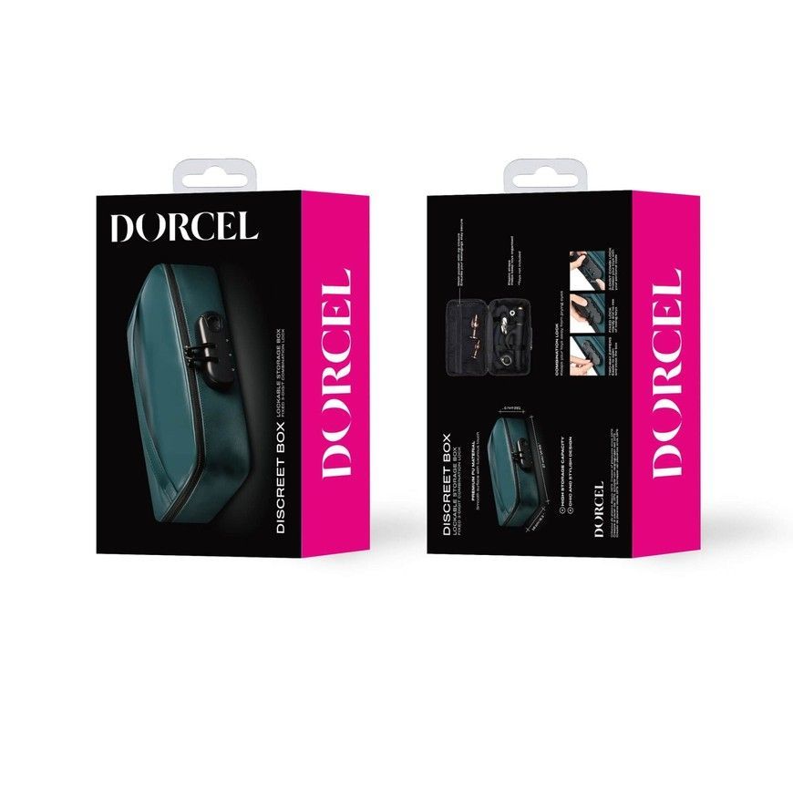 Кейс для іграшок з кодовим замком Dorcel Discreet Box GREEN SX1110 фото