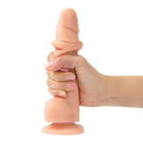 Фалоімітатор з ефектом рухливої шкіри Strap-On-Me Sliding Skin Realistic Dildo Vanille Size S SO6251 фото