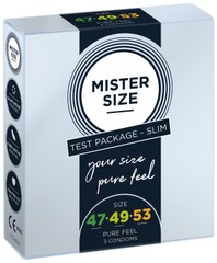 Набір Mister Size Pure Feel 47–49–53 (3 шт.) SO8039 фото