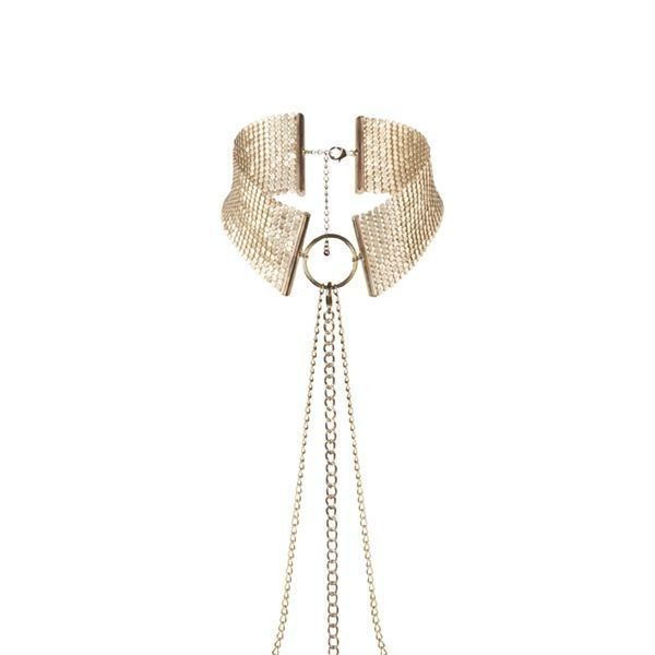 Намисто-комір Bijoux Indiscrets Desir Metallique Collar Gold SO2666 фото