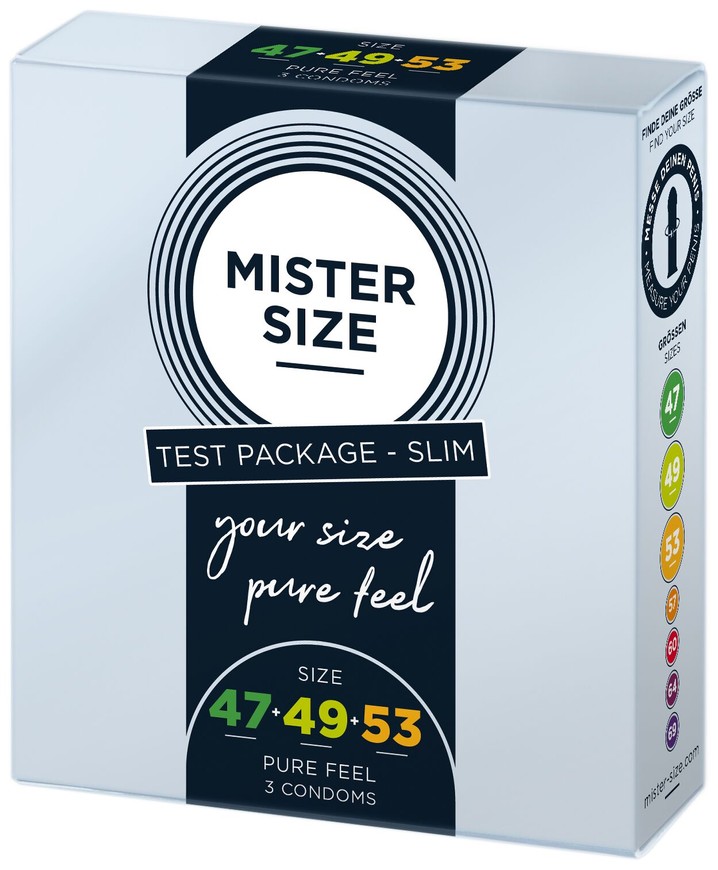 Набір Mister Size Pure Feel 47–49–53 (3 шт.) SO8039 фото