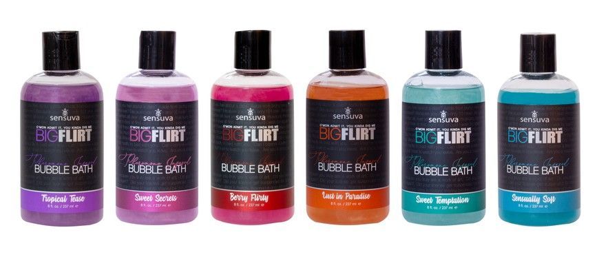 Піна для ванни Sensuva Big Flirt Pheromone Bubble Bath Lust in Paradise Lemon, Ginger, Orange, Vanilla & Sugar SO7851 фото