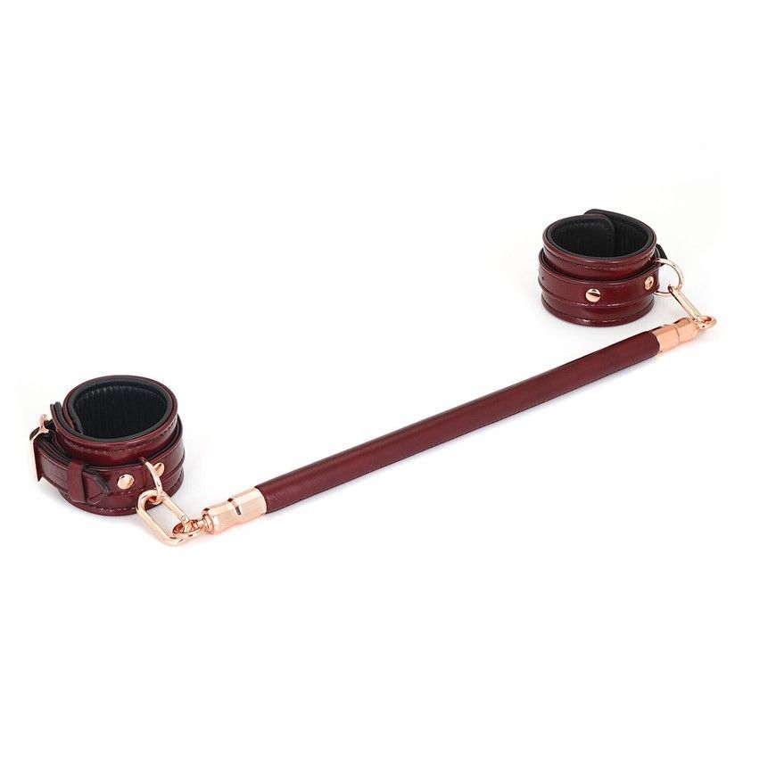 Фіксатор-розпірка Liebe Seele Wine Red Spreader Bar для щиколоток SO9457 фото