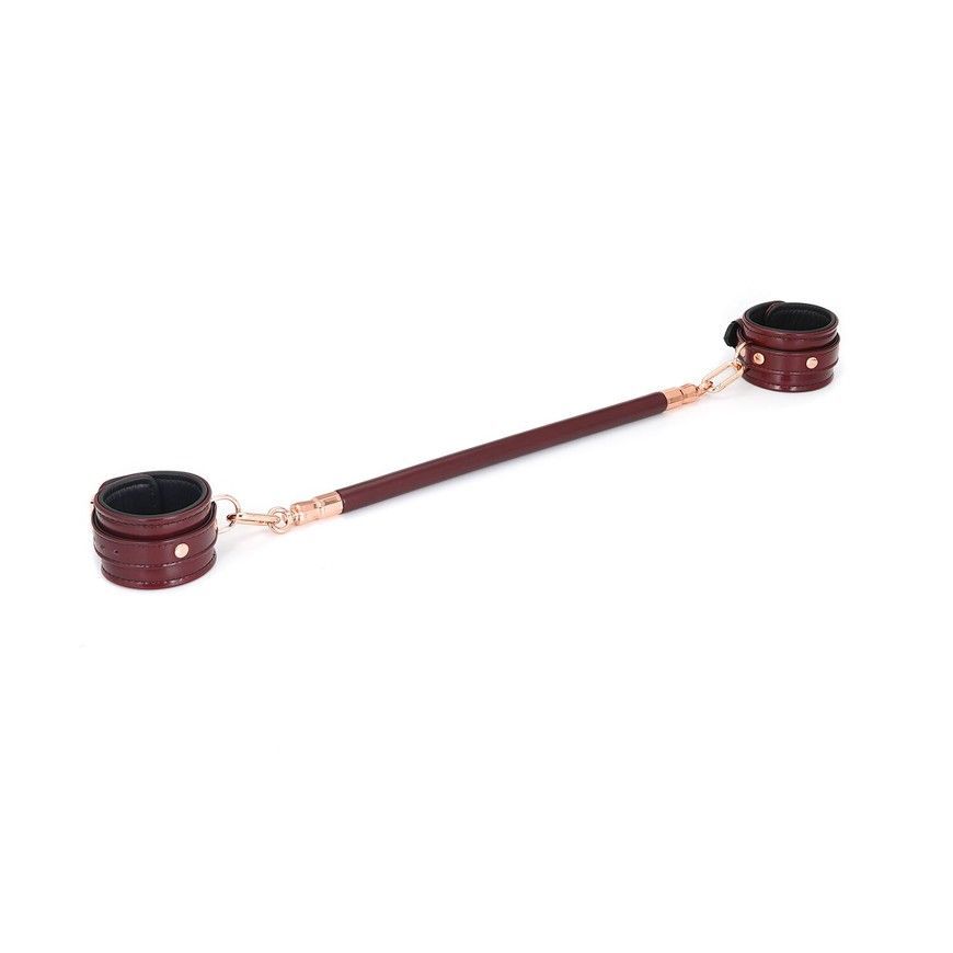 Фіксатор-розпірка Liebe Seele Wine Red Spreader Bar для щиколоток SO9457 фото