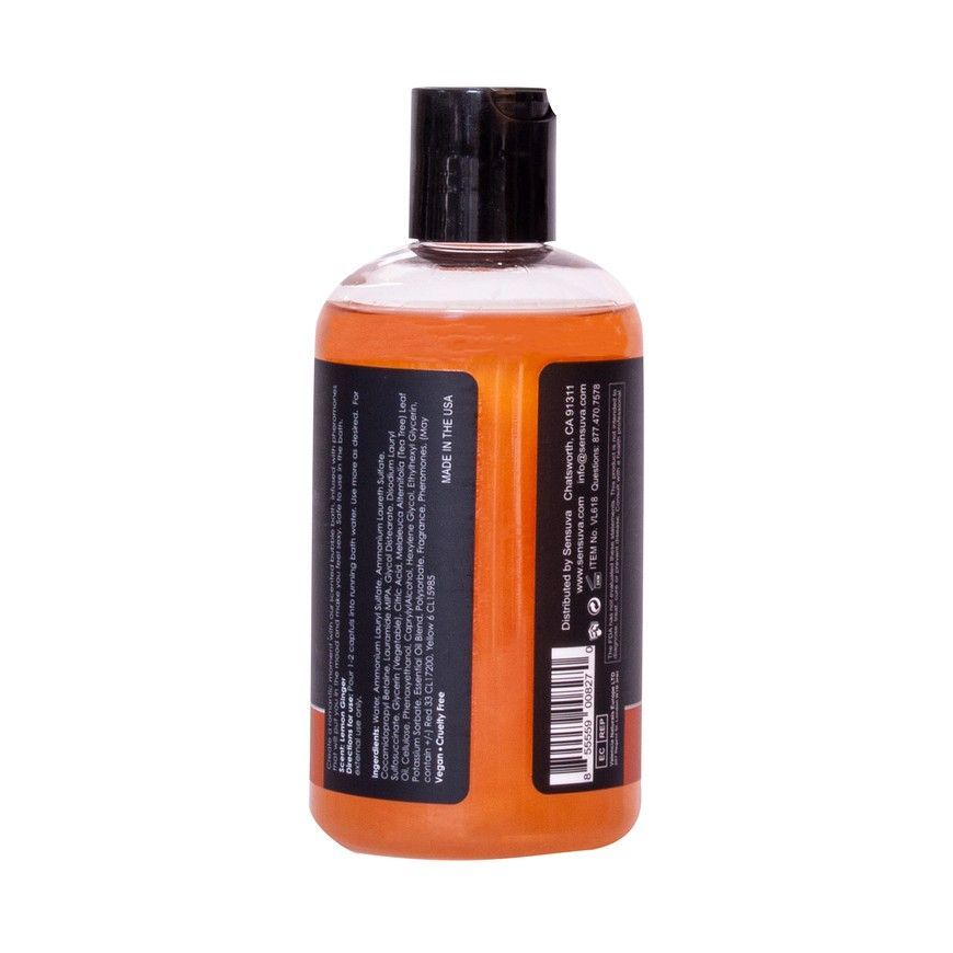 Піна для ванни Sensuva Big Flirt Pheromone Bubble Bath Lust in Paradise Lemon, Ginger, Orange, Vanilla & Sugar SO7851 фото