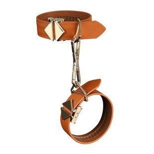 Наручники LOCKINK Wristcuffs/Anklecuffs Brown Set універсальний розмір SX0836 фото