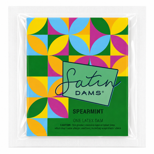 Латексна серветка Satin Dams Spearmint 1 шт SX1259 фото
