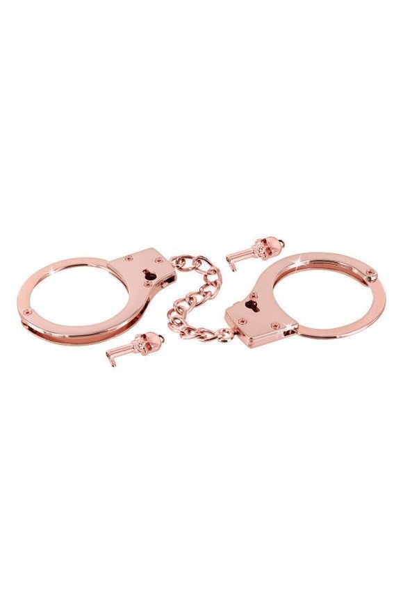 Наручники Fetish Tentation Premium Chick wrist cuffs in rose-gold metal SX1091 фото