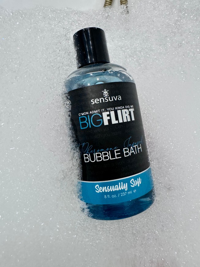 Піна для ванни Sensuva Big Flirt Pheromone Bubble Bath Sensually Soft (Cucumber, Melon) SO7850 фото