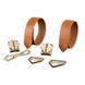 Наручники LOCKINK Wristcuffs/Anklecuffs Brown Set універсальний розмір SX0836 фото 3