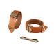 Наручники LOCKINK Wristcuffs/Anklecuffs Brown Set універсальний розмір SX0836 фото 2