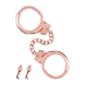 Наручники Fetish Tentation Premium Chick wrist cuffs in rose-gold metal SX1091 фото 1