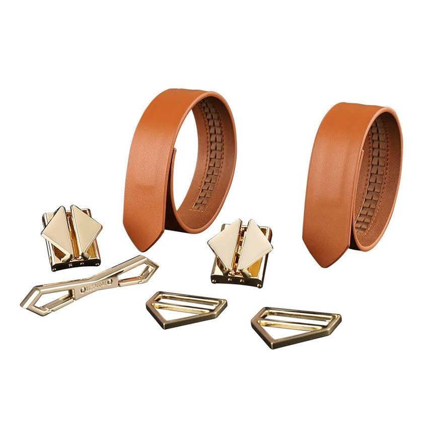 Наручники LOCKINK Wristcuffs/Anklecuffs Brown Set універсальний розмір SX0836 фото