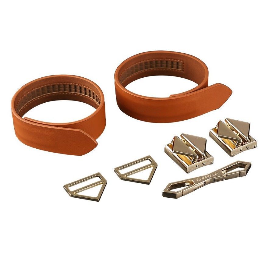 Наручники LOCKINK Wristcuffs/Anklecuffs Brown Set універсальний розмір SX0836 фото