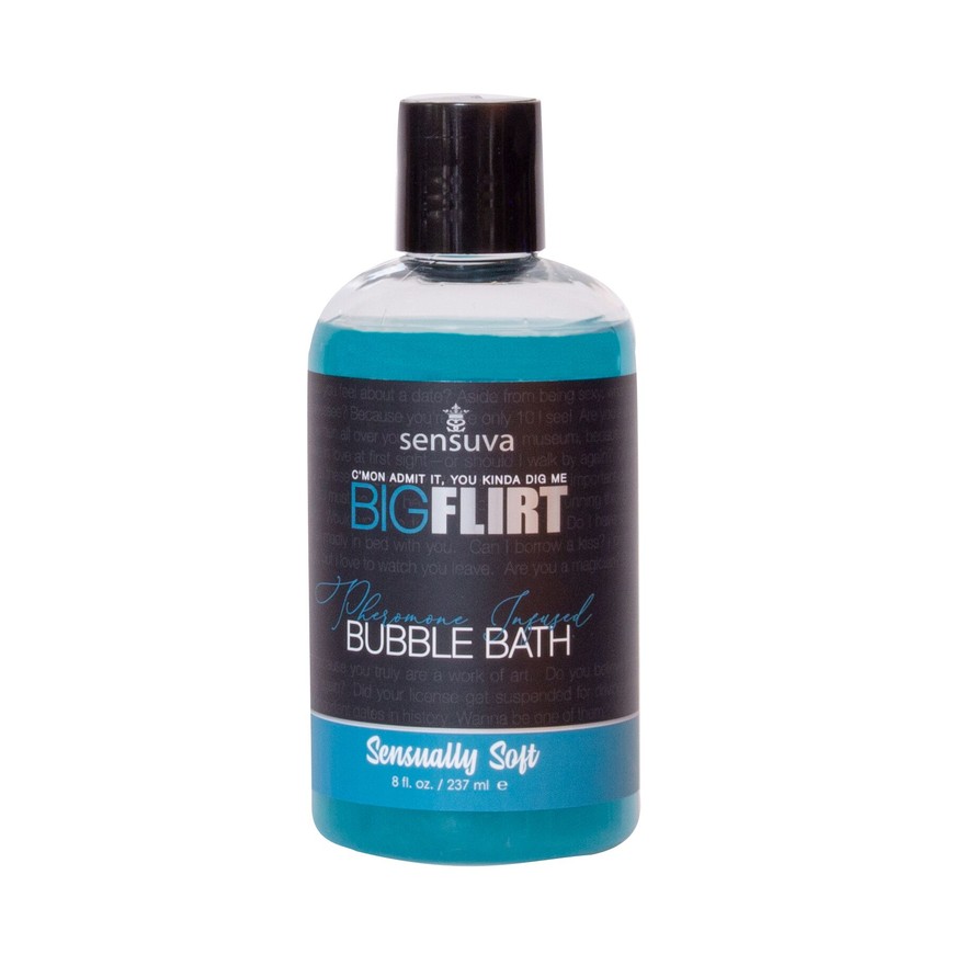 Піна для ванни Sensuva Big Flirt Pheromone Bubble Bath Sensually Soft (Cucumber, Melon) SO7850 фото