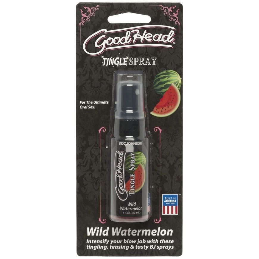 Кавуновий спрей для мінету Doc Johnson GoodHead Tingle Spray Watermelon із стимулюючим ефектом SO3493 фото