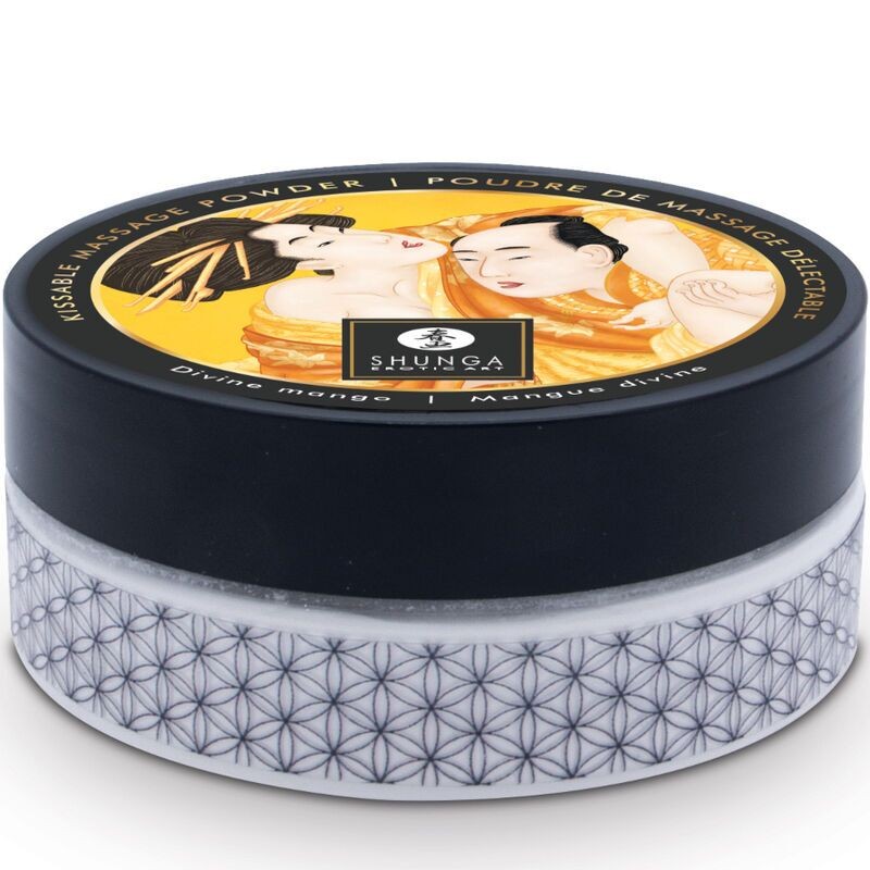 Пудра для оральних пестощів Shunga Body Powder Luscious Mango зі смаком манго SX0589 фото