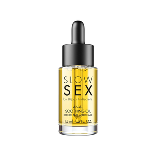 Заспокійлива олія для анального сексу Bijoux Indiscrets Slow Sex Anal Soothing Oil Before & After 15 мл SX3248 фото