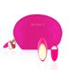Віброяйце Rianne S: Pulsy Playball Deep Pink з вібруючим пультом і косметичкою SO3885 фото 1