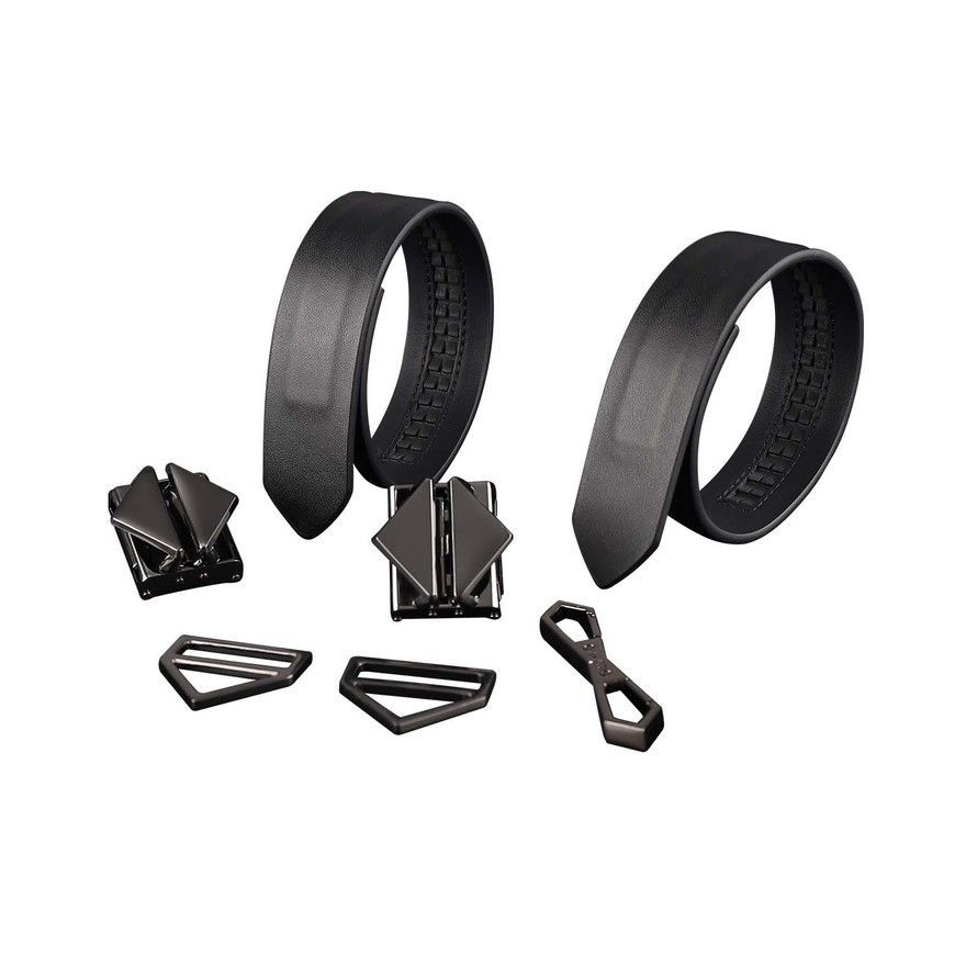 Наручники LOCKINK Wristcuffs/Anklecuffs Black Set універсальний розмір SX0837 фото